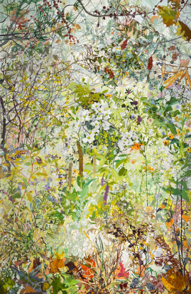 Four Seasons. Gouache, 81" x 52". 2008.