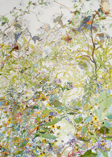 Late Autumn. Watercolor, 40" x 30". 2011.